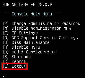 Verify Network Settings