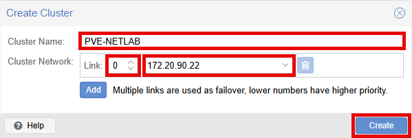 Create Cluster